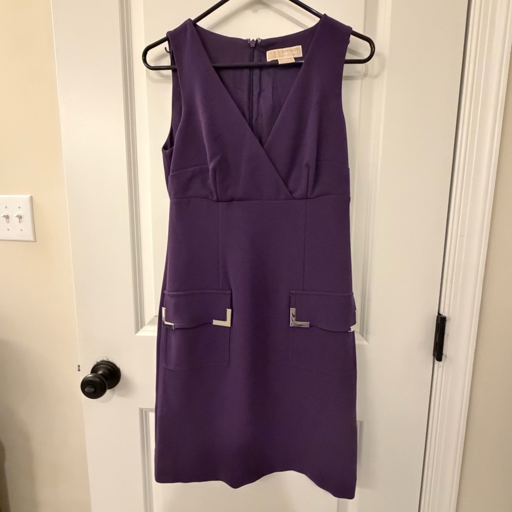MICHAEL Michael Kors Purple Mini Dress